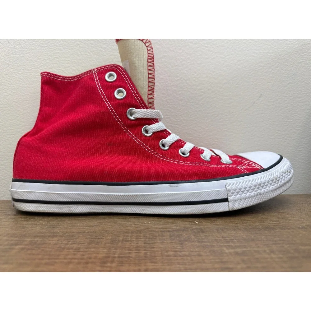 Converse Unisex Adult Chuck Taylor All Star High Top, Red, 11 Womens/9 Mens